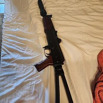 Soviet Arms 5.56 Krink Triangle Side Folding Pistol, Redwood Definitely should buy this!
