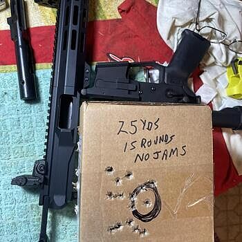 ArmaLite M-15 PDW 9mm Luger 9" 30rd Pistol w/ Brace, Black - M15PDW9 Happily surprised