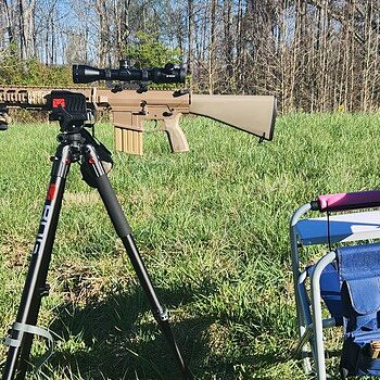 PSA Sabre AR-10 Rifle Billet 20" .308 Rifle w/ 12.5" Quad Rail, A1 Stock, Magpul Bi-Pod, 3 Mags, & Sabre Bag, FDE M110 'at home' project