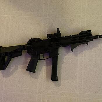 ArmaLite M-15 PDW 9mm Luger 9" 30rd Pistol w/ Brace, Black - M15PDW9 Great addition to the safe!