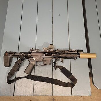 ArmaLite M-15 PDW 9mm Luger 9" 30rd Pistol w/ Brace, Black - M15PDW9 Love this gun. Absolute tack
