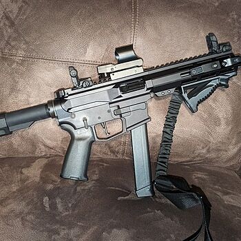 ArmaLite M-15 PDW 9mm Luger 9" 30rd Pistol w/ Brace, Black - M15PDW9 Love it