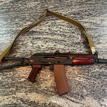 Soviet Arms 5.56 Krink Triangle Side Folding Pistol, Redwood Very Pleased!