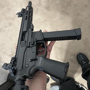 ArmaLite M-15 PDW 9mm Luger 9" 30rd Pistol w/ Brace, Black - M15PDW9 Armalite 9mm AR Pistol