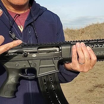 Rock Island Armory VRF14 12 Gauge 14" Semi Automatic, Black - VRF14 Shoot straight from the hip.