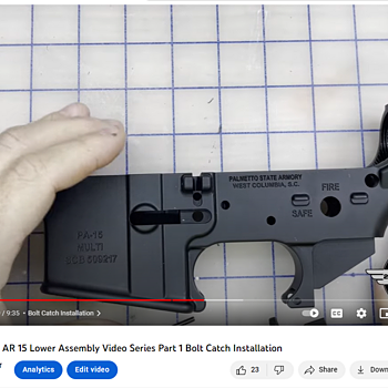 PSA AR-15 Blem "Stealth" Stripped Lower Receiver Not A Blem I Can Find As you Can See in My YouTube Review and Build