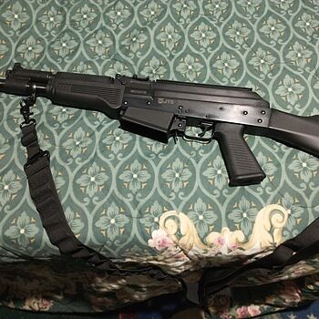 JTS M12AK 12 GA 18" Semi-Auto Shotgun, Black - M12AK Rabbit slayer