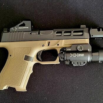 PSA Dagger Compact Complete Polymer Frame, Flat Dark Earth PSA Dagger Compact Build
