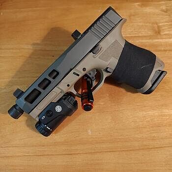 PSA Dagger Compact Complete Polymer Frame, Flat Dark Earth Great shooting! I'm at about