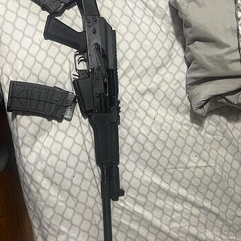 JTS M12AK 12 GA 18" Semi-Auto Shotgun, Black - M12AK Shotgun man gone love this