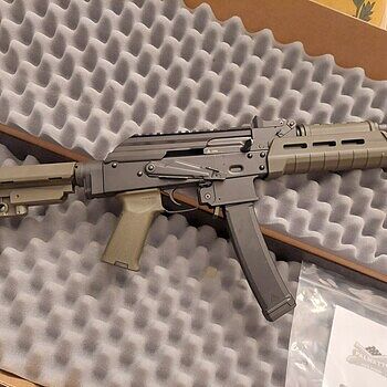 PSA AK-V 9mm MOE SBA3 Pistol, ODG It's a shooter!!!