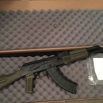 Blem PSAK-47 GF3 Rifle Forged Classic Polymer, ODG Very nice