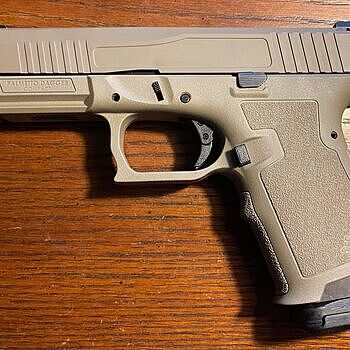 PSA Dagger Compact Complete Polymer Frame, Flat Dark Earth great gun