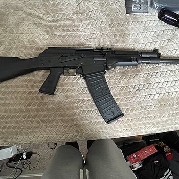 JTS M12AK 12 GA 18" Semi-Auto Shotgun, Black - M12AK Great