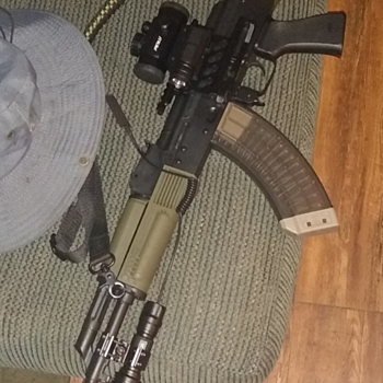 Blem PSAK-47 GF3 Rifle Forged Classic Polymer, ODG Blimished AK