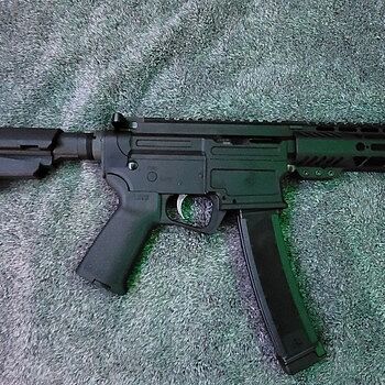 PSA AR-V 8" 9mm 1/10 Lightweight M-Lok MOE EPT SBA3 Pistol Blowback Beauty