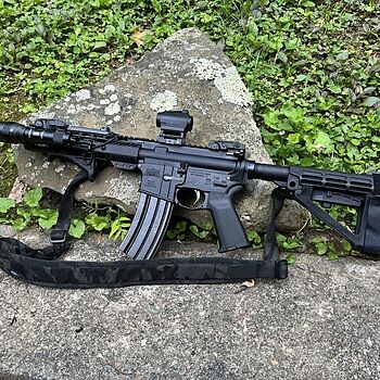 PSA AR-15 Pistol 5.56 10.5" 1/7 Phos. 9" LTWT M-Lok MOE EPT SBA4 Great Rifle