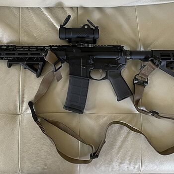 PSA AR-15 Pistol 5.56 10.5" 1/7 Phos. 9" LTWT M-Lok MOE EPT SBA4 Havnt had the chance to