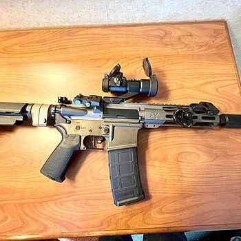CMC Triggers Single Stage Tactical Trigger - 2-2.5lb Flat - 90503 CMC Trigger installed on a 300 Blackout