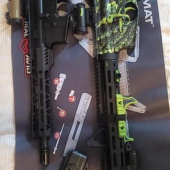 PSA AR-15 Pistol 5.56 10.5" 1/7 Phos. 9" LTWT M-Lok MOE EPT SBA4 Great AR15 For the Price.
