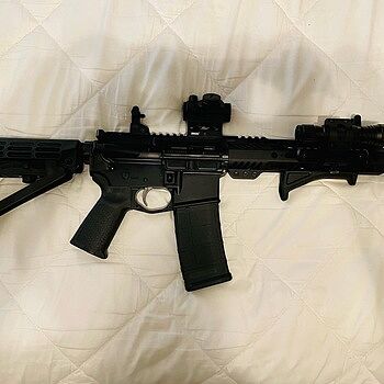 PSA AR-15 Pistol 5.56 10.5" 1/7 Phos. 9" LTWT M-Lok MOE EPT SBA4 Went to the range and