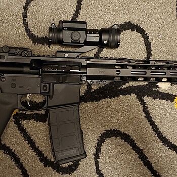 PSA AR-15 16" Mid-Length 5.56 NATO 1/7 Nitride 13.5" Lightweight M-Lok MOE EPT Rifle w/MBUS Sight Set Fantastic rifle!Very impressed.