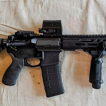 PSA AR-15 Pistol 5.56 10.5" 1/7 Phos. 9" LTWT M-Lok MOE EPT SBA4 Solid Weapon!