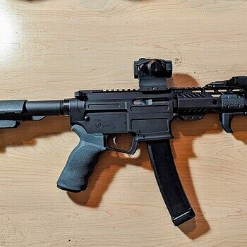 PSA AR-V 8" 9mm 1/10 Lightweight M-Lok MOE EPT SBA3 Pistol Fun little gun