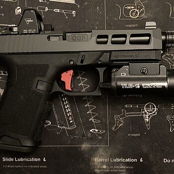 PSA Dagger Compact Complete Polymer Frame, Black PSA Dagger 9mm Heater