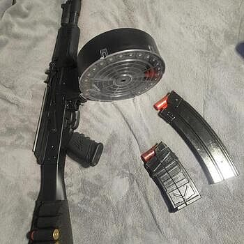 JTS M12AK 12 GA 18" Semi-Auto Shotgun, Black - M12AK Problem Eliminator