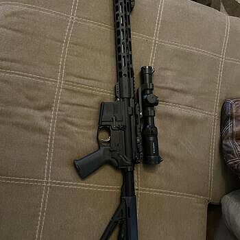 PSA AR-15 16" Mid-Length 5.56 NATO 1/7 Nitride 13.5" Lightweight M-Lok MOE EPT Rifle w/MBUS Sight Set Awesome AR at a great