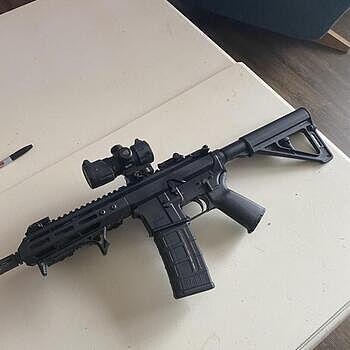 PSA AR-15 Blem "Stealth" Stripped Lower Receiver 7.5 PSA pistol.