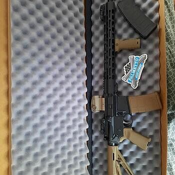 PSA AR-15 16" Mid-Length 5.56 NATO 1/7 Nitride 13.5" Lightweight M-Lok MOE EPT Rifle w/MBUS Sight Set Will buy lots more!