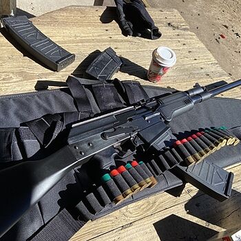 JTS M12AK 12 GA 18" Semi-Auto Shotgun, Black - M12AK Amazing- fun- and runs runs runs