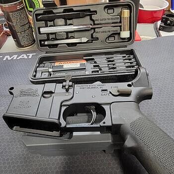PSA AR-15 Blem "Stealth" Stripped Lower Receiver PSA, great product and great value
