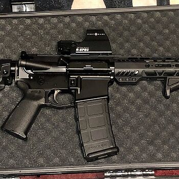 PSA AR-15 Pistol 5.56 10.5" 1/7 Phos. 9" LTWT M-Lok MOE EPT SBA4 Satisfied. Not a gun genius.