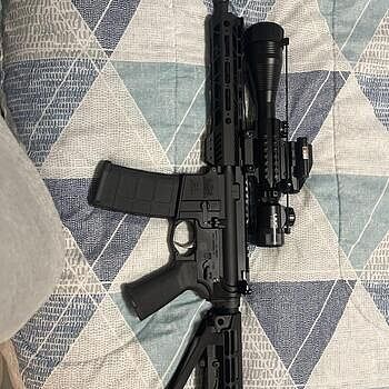 PSA AR-15 Pistol 5.56 10.5" 1/7 Phos. 9" LTWT M-Lok MOE EPT SBA4 Good and nice i can