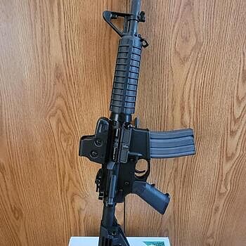 PSA PA-15 5.56 Classic Stealth AR-15 Pistol 11.5" Carbine 1/7 Phos. BTR Added a slim handguard, rear
