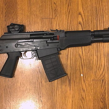 JTS M12AK 12 GA 18" Semi-Auto Shotgun, Black - M12AK JTS Ak shotgun
