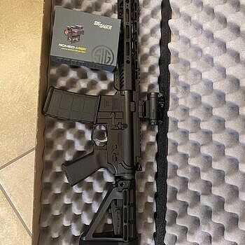 PSA AR-15 Pistol 5.56 10.5" 1/7 Phos. 9" LTWT M-Lok MOE EPT SBA4 Small price for a lot of fun lol
