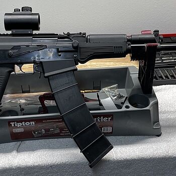JTS M12AK 12 GA 18" Semi-Auto Shotgun, Black - M12AK Can’t beat the price