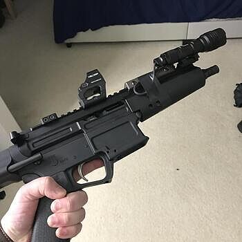 PSA AR-V 7" 9mm 1/10 Nitride Tri-Lug MOE EPT PDW Pistol I love this setup. Lightweight,