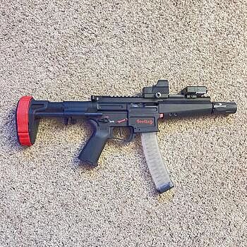 PSA AR-V 7" 9mm 1/10 Nitride Tri-Lug MOE EPT PDW Pistol Great fun at the range!