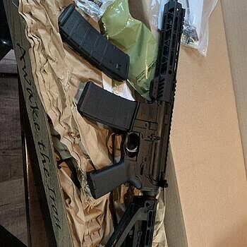 PSA AR-15 Pistol 5.56 10.5" 1/7 Phos. 9" LTWT M-Lok MOE EPT SBA4 Perfect trigger for this gun very smooth