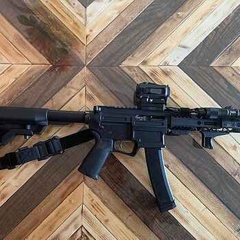 PSA AR-V 8" 9mm 1/10 Lightweight M-Lok MOE EPT SBA3 Pistol Super fun PCC to shoot
