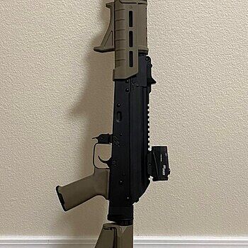 PSA AK-V 9mm MOE SBA3 Pistol, ODG Makes great SBR