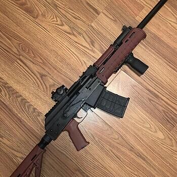 JTS M12AK 12 GA 18" Semi-Auto Shotgun, Black - M12AK ZHUKOV 12