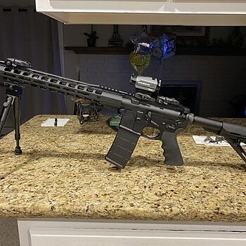 PSA AR-15 16" Mid-Length 5.56 NATO 1/7 Nitride 13.5" Lightweight M-Lok MOE EPT Rifle w/MBUS Sight Set If you’re in the market. Get this one!