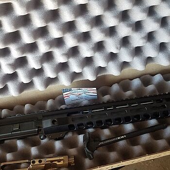 PSA 14.7" Mid-length CHF 5.56 NATO 1:7 13.5" Lightweight M-Lok Upper Pinned & Welded - No BCG or CH - 77932796 Great CHF upper w/ FHN barrel!