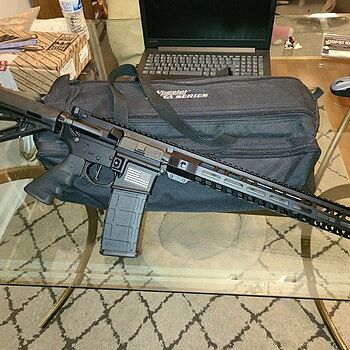PSA 14.7" Mid-length CHF 5.56 NATO 1:7 13.5" Lightweight M-Lok Upper Pinned & Welded - No BCG or CH - 77932796 Everything for this build came